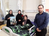 عیادت از سالمندان بستری در بیمارستان امام موسی کاظم (ع) زرین دشت به مناسبت هفته جوانی جمعیت